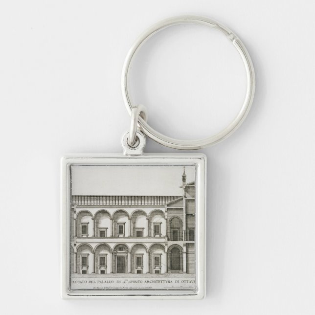 Palazzo di Santo Spirito, from 'Palazzi di Roma', Key Ring (Front)