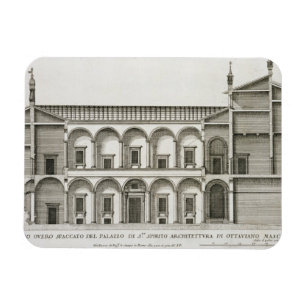 Palazzo di Santo Spirito, from 'Palazzi di Roma', Magnet