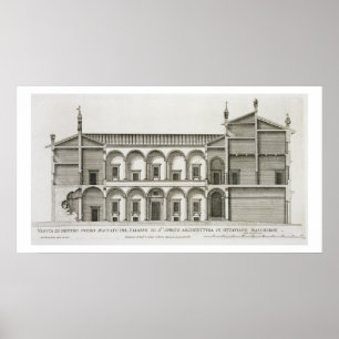 Palazzo di Santo Spirito, from 'Palazzi di Roma', Poster