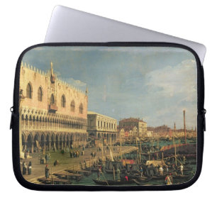 Palazzo Ducale and the Riva degli Schiavoni, Venic Laptop Sleeve
