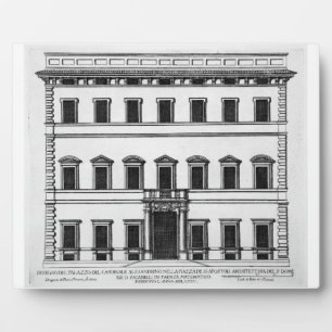 Palazzo of Cardinal Alesandrino, Piazza SS Apostol Plaque