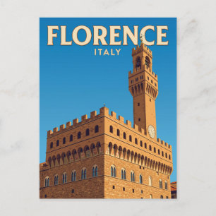 Palazzo Vecchio Italy Postcard