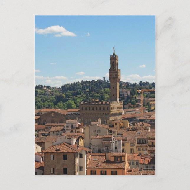 Palazzo Vecchio of Florence Postcard (Front)