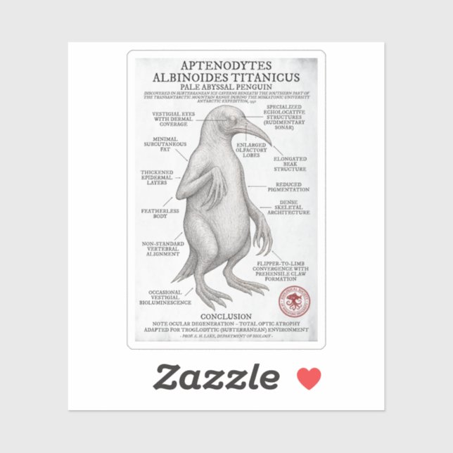 Pale Abyssal Penguin (Miskatonic Antarctic Survey) (Sheet)