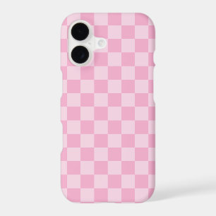 Pale and Light Pink Monotone Chequered