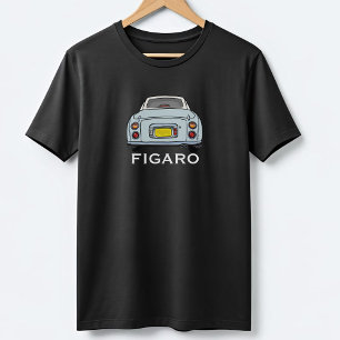 Pale Aqua Figaro Car Name Figarations T-Shirt