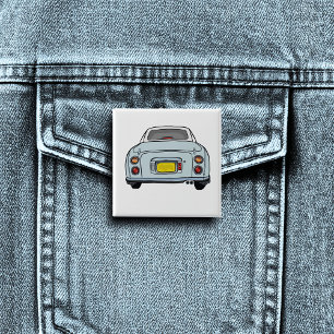Pale Aqua Nissan Figaro Car Button