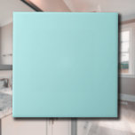 Pale Aqua Solid Colour | Classic | Elegant Ceramic Tile<br><div class="desc">Pale Aqua Solid Colour | Classic | Elegant | Trendy | Stylish | Gift</div>