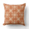 Pale Beige and Tuscany Orange Damask Pattern