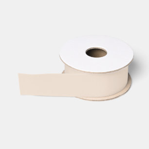 Pale Beige Spring And Summer Trending Color Grosgrain Ribbon