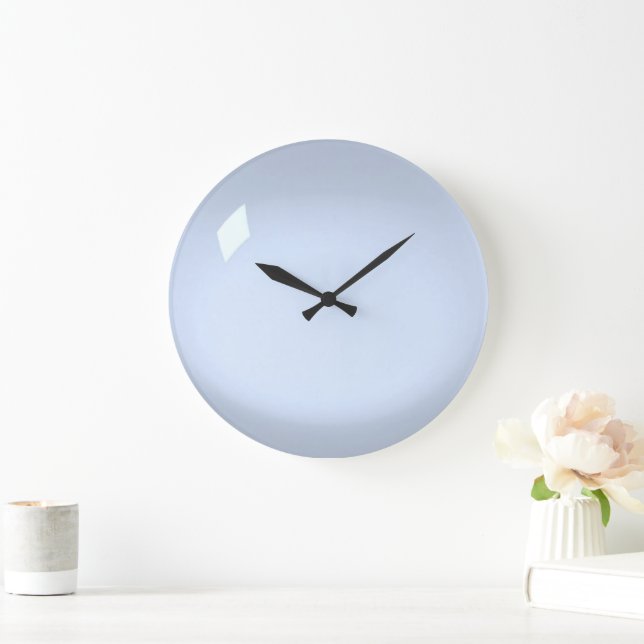 Pale Blue Acrylic  Large Clock (Home)