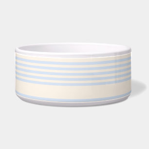 Pale blue and beige five stripes pattern