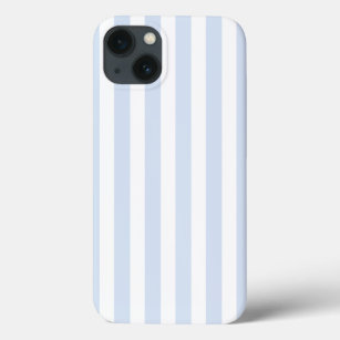Pale blue and white candy stripes Case-Mate iPhone iPhone 13 Case