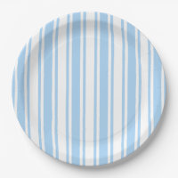 Pale blue and white candy stripes