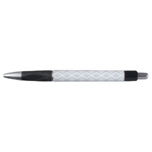 Pale blue and white diamond pattern