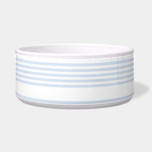 Pale blue and white five stripes pattern