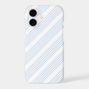 Pale blue and white five stripes pattern