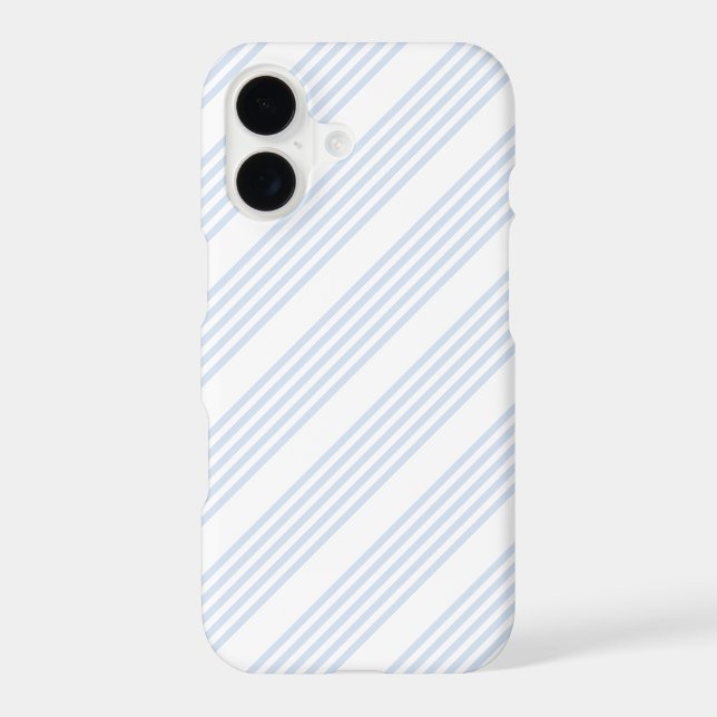 Pale blue and white five stripes pattern (Back)