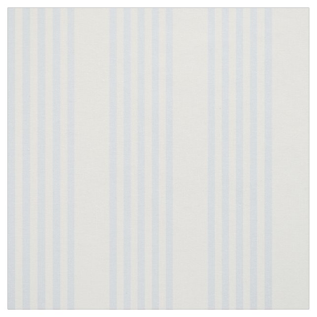 Pale blue and white five stripes pattern fabric (Swatch)