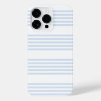 Pale blue and white five stripes pattern