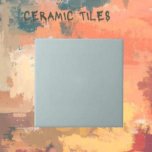 Pale Blue Ceramic Tile
