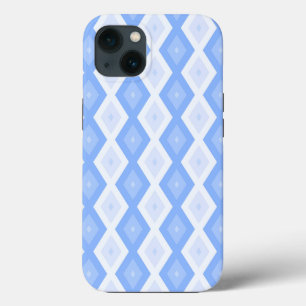 Pale blue diamond pattern Case-Mate iPhone case