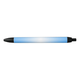 Pale Blue Diamond Shine  Black Ink Pen
