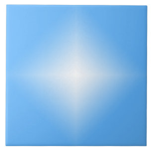 Pale Blue Diamond Shine  Ceramic Tile