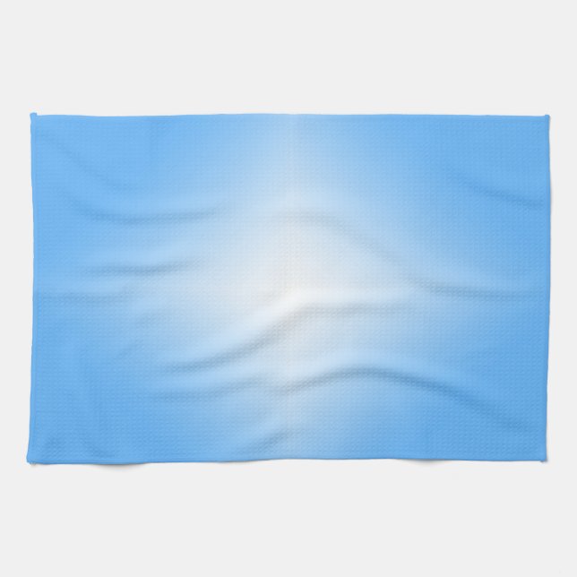 Pale Blue Diamond Shine  Tea Towel (Horizontal)