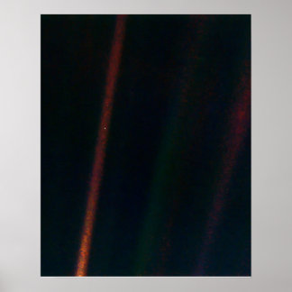 Pale Blue Dot Clean Poster