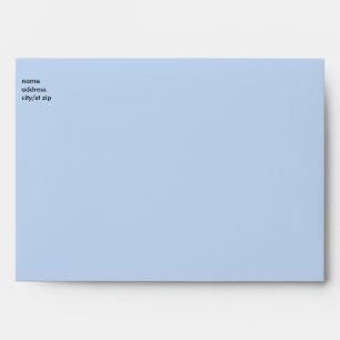 pale blue envelope