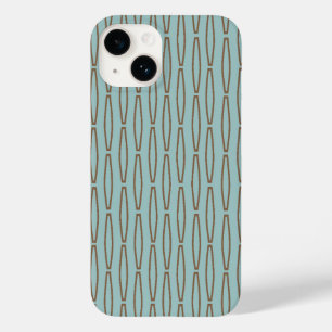 Pale Blue Geometric Repeat  Case-Mate iPhone 14 Case