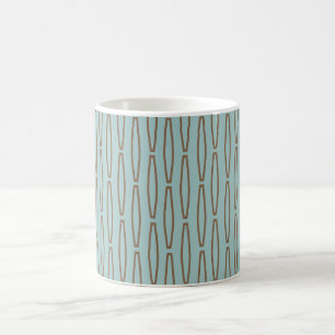Pale Blue Geometric Repeat Coffee Mug