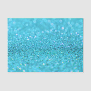 Pale Blue Glitter Design Tissue Paper