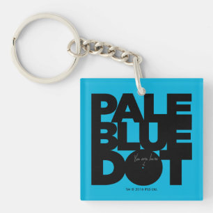 Pale Blue Key Ring