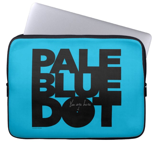 Pale Blue Laptop Sleeve (Front)