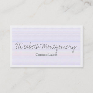 Pale Blue Modern Professional Business Card