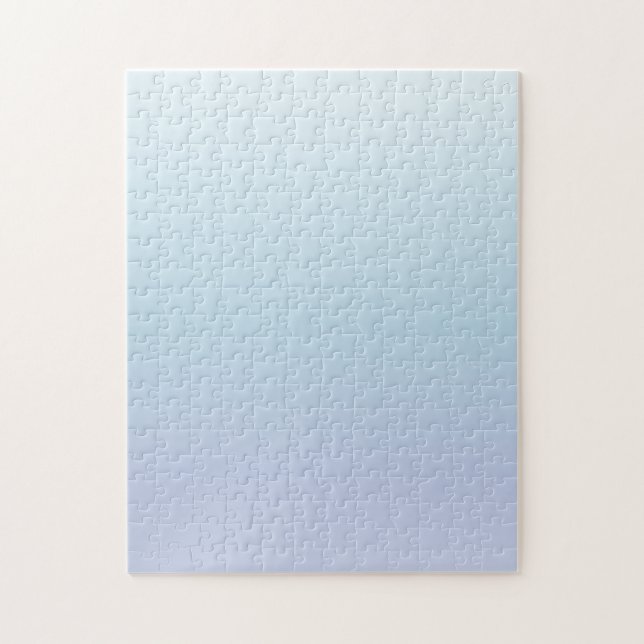 Pale Blue Pastel Gradient Jigsaw Puzzle (Vertical)