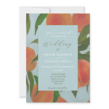 Pale Blue & Peaches Wedding