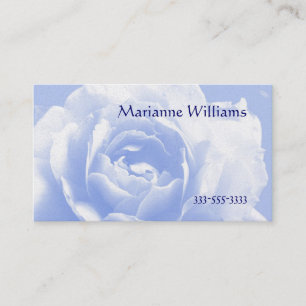 Pale Blue Rose Mummy Card