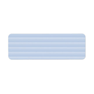 Pale Blue Stripes. Return Address Label