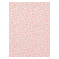 Pale Blush Pink Leopard Print