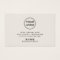 Pale brown discount code thank you insert card