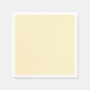 Pale Buttercup Yellow Solid Colour Napkin