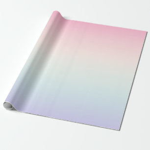 Pale colourful gradient background wrapping paper