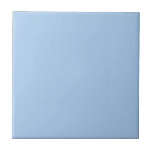 Pale Cornflower Blue Solid Colour Ceramic Tile
