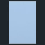 Pale Cornflower Blue Solid Colour Stationery<br><div class="desc">Pale Cornflower Blue Solid Colour</div>