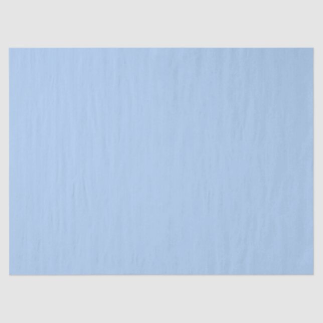 Pale Cornflower Blue Solid Colour Tissue Paper (Front)