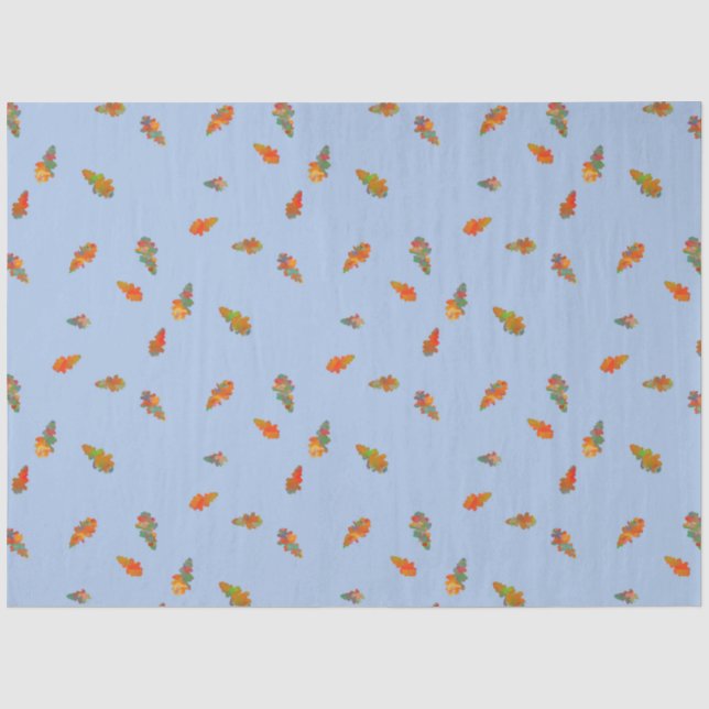 Pale Fall Sky Tissue Paper (Front)