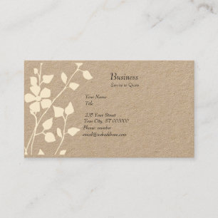 Pale Floral Extravaganza Soft Pastel Business Card